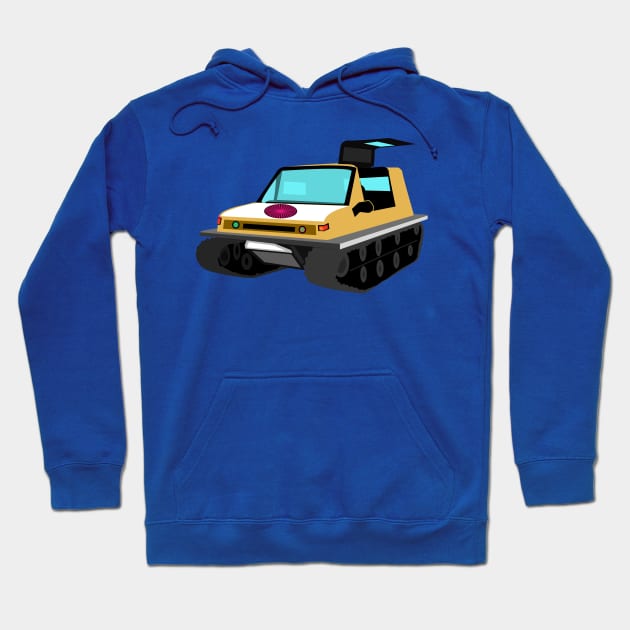 Snowmobile Hoodie by momomoma